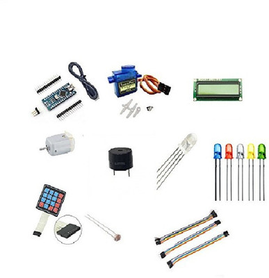 Robocraze Arduino Nano Compatible Ultimate Starter Kit Electronic Components Electronic Hobby Kit
Robocraze Arduino Nano Compatible Ultimate Starter Kit Electronic Components Electronic Hobby Kit