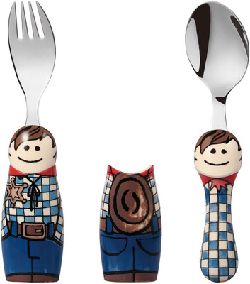 Babyoodles Dark Blue Cowboy Fork And Spoon Set For Kids - Phthalates, Abs(Dark Blue)
Babyoodles Dark Blue Cowboy Fork And Spoon Set For Kids - Phthalates, Abs(Dark Blue)