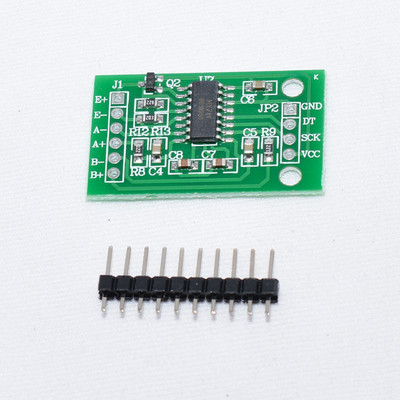 Robocraze HX711 Weight Sensor Module/ Load cell with A/D Converter 24 Bit(Multicolor)
Robocraze HX711 Weight Sensor Module/ Load cell with A/D Converter 24 Bit(Multicolor)