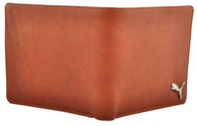 PAPAYA Men Tan Artificial Leather Wallet(3 Card Slots)