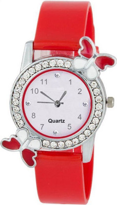 KDS red diamond studded attractive butterfly stylish Best women Watch - For Girls Watch - For Women
KDS red diamond studded attractive butterfly stylish Best women Watch - For Girls Watch - For Women