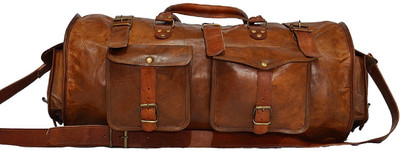 mangalmurti Real Goat Leather Large Handmade Travel Luggage Genuine Bag 22" Travel Duffel Bag(Brown)
mangalmurti Real Goat Leather Large Handmade Travel Luggage Genuine Bag 22" Travel Duffel Bag(Brown)