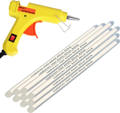 Upkaran Mini 7MM With 9 Sticks Standard Temperature Corded Glue Gun(7 mm)