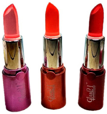 Glam 21 Glam21 LIPGLOW COLOR REVIVING LIPSTICK(Fruity Orange, Flame Red, Barbie Pink, 10.8 g)
Glam 21 Glam21 LIPGLOW COLOR REVIVING LIPSTICK(Fruity Orange, Flame Red, Barbie Pink, 10.8 g)