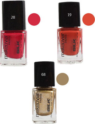 Makeover Professional Nail Paint Combo (Rosewood-Pink-28 , Spicy-Magneta-19 , Sparking-Golden-68) Multi(Pack of 3)
Makeover Professional Nail Paint Combo (Rosewood-Pink-28 , Spicy-Magneta-19 , Sparking-Golden-68) Multi(Pack of 3)