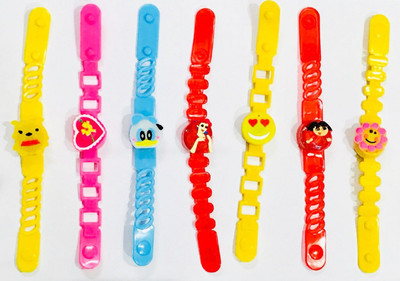 RIANZ Set of 6 LED Light Friendship Bands/Rakhi, Glow in The Dark Bracelets For Kids Party Wear Party Glow Ornament(Pack of 6)
RIANZ Set of 6 LED Light Friendship Bands/Rakhi, Glow in The Dark Bracelets For Kids Party Wear Party Glow Ornament(Pack of 6)
