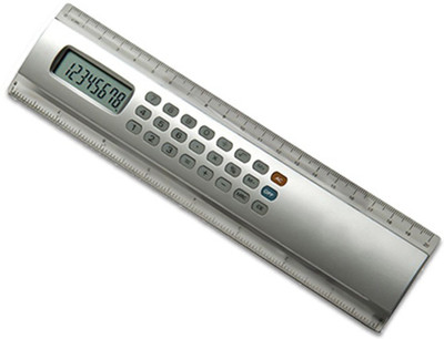 13-HI-13 Electronic Calculator Scale Transparent Plastic Ruler Ruler(Set of 1, Gray)
13-HI-13 Electronic Calculator Scale Transparent Plastic Ruler Ruler(Set of 1, Gray)