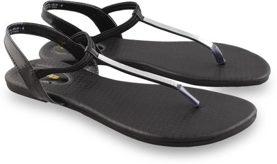 Bata Women Black Flats