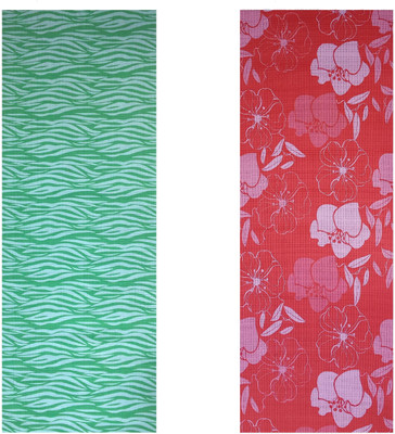Vritraz Printed, Extra Thick, Premium, Eco Safe, Non Slip With Free Carry Bag GreenWave RedFlower (Pack of 2) Green 6 mm Exercise & Gym Mat, Multicolor
Vritraz Printed, Extra Thick, Premium, Eco Safe, Non Slip With Free Carry Bag GreenWave RedFlower (Pack of 2) Green 6 mm Exercise & Gym Mat, Multicolor