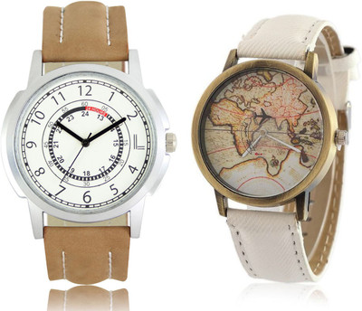 Cloudwood 17_CW22White Analog Designer Multi Dial Boy's Wrist Watch - For Men