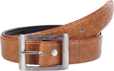 STYLATHON Men Brown Artificial Leather Belt, Brown_01