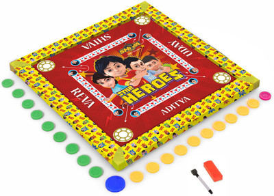 Gencliq Shiva Kids Carrom Board (20x20 inch) Board Game
