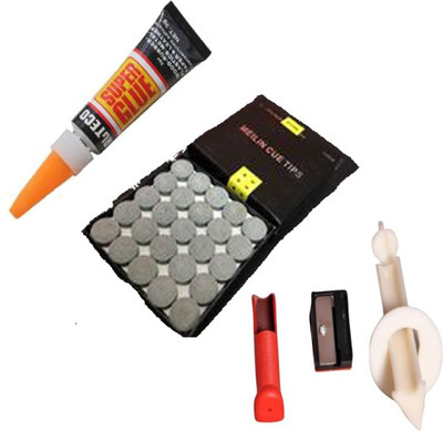 KBA COMBO OF MEILIN CUE TIP 10MM (50 PCS)+GLUE GEL +TIP MODIFIER KBAC85 Snooker Cue Stick(Microfibre)
KBA COMBO OF MEILIN CUE TIP 10MM (50 PCS)+GLUE GEL +TIP MODIFIER KBAC85 Snooker Cue Stick(Microfibre)
