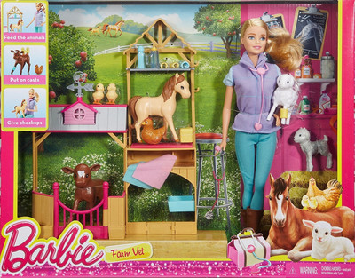 GRAPPLE DEALS Beautiful Barbie Farm Vet Playset Caring Doll With Cute Sick Animals For Animal Lover Kids.(Multicolor)
GRAPPLE DEALS Beautiful Barbie Farm Vet Playset Caring Doll With Cute Sick Animals For Animal Lover Kids.(Multicolor)