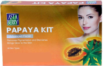 Astaberry PAPAYA ADVANCED FACIAL KIT REMOVES PIGMENTATION AND BLEMISHES BRINGS GLOW TO THE SKIN 270 g(Set of 5)
Astaberry PAPAYA ADVANCED FACIAL KIT REMOVES PIGMENTATION AND BLEMISHES BRINGS GLOW TO THE SKIN 270 g(Set of 5)