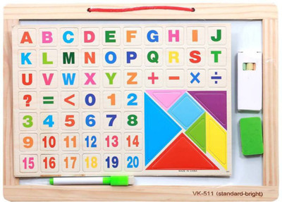 TALKING GANESHA Two Sided Magnetic White & Blackboard With Tangram Educational Wooden Toy (Multicolor)(Multicolor)
TALKING GANESHA Two Sided Magnetic White & Blackboard With Tangram Educational Wooden Toy (Multicolor)(Multicolor)
