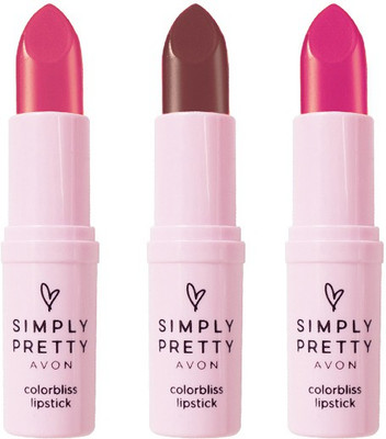 Avon Anew Simply Pretty ColorBliss Lipstick 12 g((pampering pink-lovely pink-rich wine), 12 g)
Avon Anew Simply Pretty ColorBliss Lipstick 12 g((pampering pink-lovely pink-rich wine), 12 g)