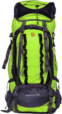 GRANDIOSE 75L Front Open Model Parrot Green Hiking Backpack / Rucksack (GTB67502PG) Rucksack - 75 L(Green)