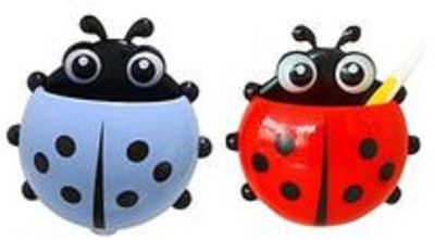 BANQLYN 2 Pcs Powerful Suction Insect Toothbrush and Toothpaste Holder Plastic Toothbrush Holder(Multicolor, Wall Mount)
BANQLYN 2 Pcs Powerful Suction Insect Toothbrush and Toothpaste Holder Plastic Toothbrush Holder(Multicolor, Wall Mount)