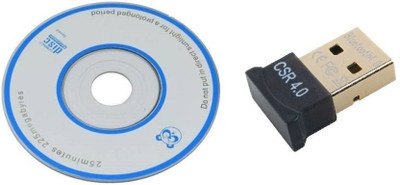 AlexVyan Bluetooth 4.0 CSR - 20M Dual Mode work with 2.0 3.0 and 4.0 Dongle Mini Wireless With CD Support Networking Dial-up Fax Lan Access Headset and Data Transfer USB Adapter(Black)
AlexVyan Bluetooth 4.0 CSR - 20M Dual Mode work with 2.0 3.0 and 4.0 Dongle Mini Wireless With CD Support Networking Dial-up Fax Lan Access Headset and Data Transfer USB Adapter(Black)