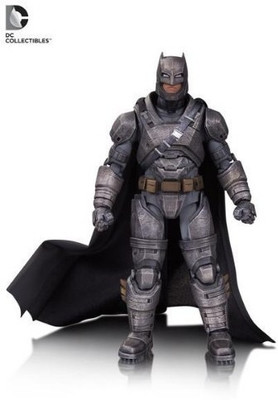 DC Collectibles Dawn of Justice Premium Armored Batman Figure(Grey)