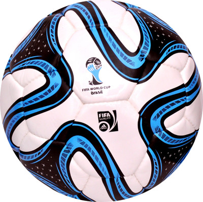 STC Brazuca Football - Size: (Pack of 1, Blue, White, Black