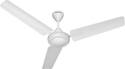 Havells 1050 MM FAN VELOCITY WHITE 3 Blade Ceiling Fan(White, Pack of 1)