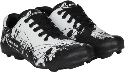 Kraasa Speed Sport Football Shoes For Men(Black, Grey, White
