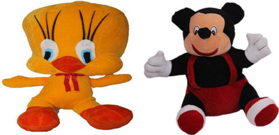 Shopfloor.XYZ stuffed soft toy TWEETY AND Adorable MICKY (Combo of Two) - 25 cm(Multicolor)
Shopfloor.XYZ stuffed soft toy TWEETY AND Adorable MICKY (Combo of Two) - 25 cm(Multicolor)