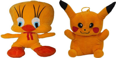 Shopfloor.XYZ TWEETY SOFT TOY AND Stuffed PIKACHU Stuffed Plush For Kids/ Birthday Gift for (Combo of Two) - 23 cm(Multicolor)
Shopfloor.XYZ TWEETY SOFT TOY AND Stuffed PIKACHU Stuffed Plush For Kids/ Birthday Gift for (Combo of Two) - 23 cm(Multicolor)