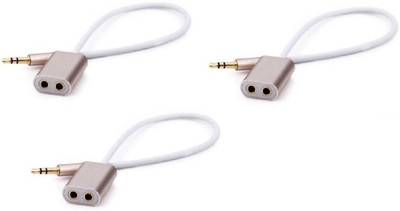 ReTrack SET OF 3PC Metal 3.5mm Jack Audio Sharing Cable Support Earphone + Microphone Function 2 in 1 Copper Cable Headphone Splitter(Rose Gold)
ReTrack SET OF 3PC Metal 3.5mm Jack Audio Sharing Cable Support Earphone + Microphone Function 2 in 1 Copper Cable Headphone Splitter(Rose Gold)