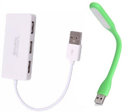 durReey Set of Multi connectivity USB Hub with Ultra Flexible Emergency Led Light E51 USB Hub, Led Light(Green, White)
durReey Set of Multi connectivity USB Hub with Ultra Flexible Emergency Led Light E51 USB Hub, Led Light(Green, White)
