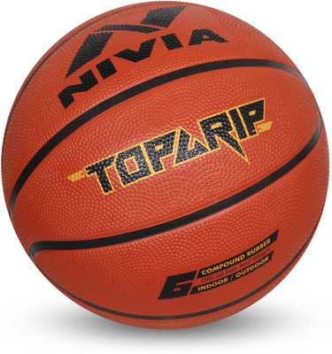 Nivia Top Grip Basketball - Size: 7(Pack of 1, Brown)