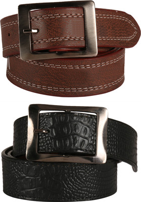 Jack Klein Men Casual, Party, Formal Black, Brown Artificial Leather Reversible Belt
Jack Klein Men Casual, Party, Formal Black, Brown Artificial Leather Reversible Belt