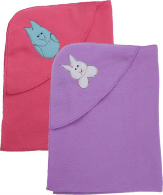Kidoyzz Cartoon Swadding Baby Blanket(Polyester, Multicolor