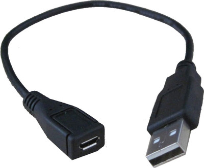 Geenie Micro USB Cable For Morpho 1300 E2, E3 OTG Cable(Black)