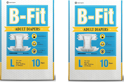 B-fit Adult Diaper Pants Large size pack of 2 Adult Diapers - L(2 Pieces)