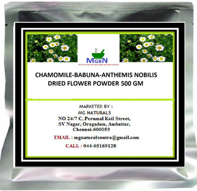 MGBN CHAMOMILE-BABUNA-ANTHEMIS NOBILIS-DRIED FLOWER POWDER (500 g)(500 g)