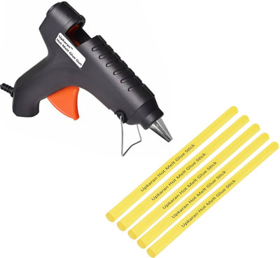 Upkaran Hot Melt DIY Glue Gun kit 40 Watt With 5 Glue Sticks For Paper & Cloth,School Projects High-Tech Quick Repairs Professional Electronic Standard Temperature Corded Glue Gun(11 mm)
Upkaran Hot Melt DIY Glue Gun kit 40 Watt With 5 Glue Sticks For Paper & Cloth,School Projects High-Tech Quick Repairs Professional Electronic Standard Temperature Corded Glue Gun(11 mm)