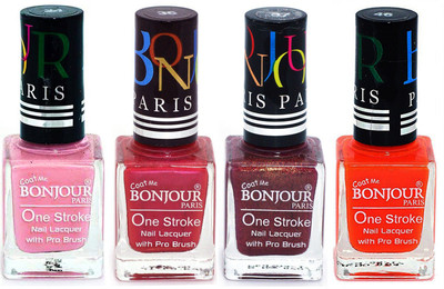 Bonjour Paris Nail Lacquer Super Stay Babby Pink, Maroon, Coffee, Neon Orange(Pack of 4)
Bonjour Paris Nail Lacquer Super Stay Babby Pink, Maroon, Coffee, Neon Orange(Pack of 4)