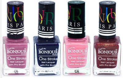 Bonjour Paris Nail Lacquer Super Stay Light Purple, Blue, Babby Pink, Coffee(Pack of 4)
Bonjour Paris Nail Lacquer Super Stay Light Purple, Blue, Babby Pink, Coffee(Pack of 4)