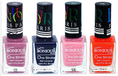 Bonjour Paris Nail Lacquer Super Stay Light Purple, Blue, Babby Pink, Neon Orange(Pack of 4)
Bonjour Paris Nail Lacquer Super Stay Light Purple, Blue, Babby Pink, Neon Orange(Pack of 4)