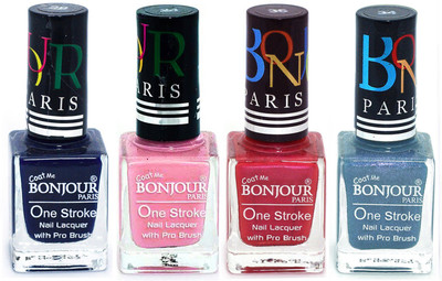 Bonjour Paris Nail Lacquer Super Stay Blue, Babby Pink, Maroon, Sky Blue(Pack of 4)
Bonjour Paris Nail Lacquer Super Stay Blue, Babby Pink, Maroon, Sky Blue(Pack of 4)