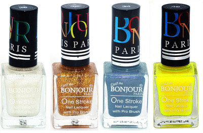 Bonjour Paris Nail Lacquer Super Stay White, Golden, Sky Blue, Yellow(Pack of 4)
Bonjour Paris Nail Lacquer Super Stay White, Golden, Sky Blue, Yellow(Pack of 4)