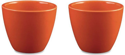 YELLOW TABLE Combo of 2 Mini Ceramic Flower Pot in Cheerful Orange, (Height 3 inch); Pot for Living Room / Table Top / Indoor Plants / Artificial Flowers / Garden D�cor Plant Container Set (Pack of 2, Ceramic) Plant Container Set(Pack of 2, Ceramic)
YELLOW TABLE Combo of 2 Mini Ceramic Flower Pot in Cheerful Orange, (Height 3 inch); Pot for Living Room / Table Top / Indoor Plants / Artificial Flowers / Garden D�cor Plant Container Set (Pack of 2, Ceramic) Plant Container Set(Pack of 2, Ceramic)