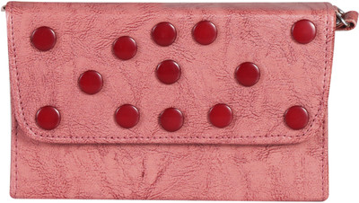 Howdy Women Casual Pink PU Sling Bag