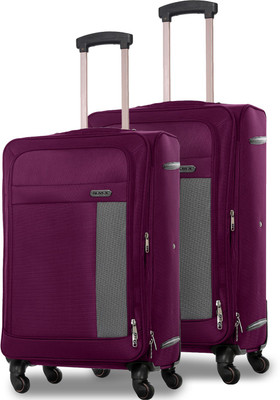 Novex Chicago - Pack of 2 (24 inches and 20 inches) Expandable Check-in Luggage - 24 inch(Purple)
Novex Chicago - Pack of 2 (24 inches and 20 inches) Expandable Check-in Luggage - 24 inch(Purple)