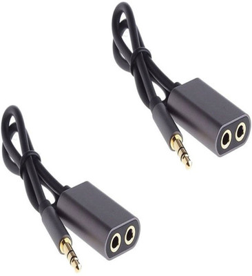 ReTrack SET OF 2PC Metal 3.5mm Jack Audio Sharing Cable Support Earphone Function 2 in 1 Copper Cable USB Adapter(Black)
ReTrack SET OF 2PC Metal 3.5mm Jack Audio Sharing Cable Support Earphone Function 2 in 1 Copper Cable USB Adapter(Black)