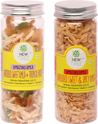 New Tree Shredded Sweet & Spicy Amla And Sweet Amla & Tropical Fruits ( W. Combo: 275gm ) Combo(New Tree Shredded Sweet & Spicy Amla : 125gm - Sweet Amla & Tropical Fruits : 150gm)
New Tree Shredded Sweet & Spicy Amla And Sweet Amla & Tropical Fruits ( W. Combo: 275gm ) Combo(New Tree Shredded Sweet & Spicy Amla : 125gm - Sweet Amla & Tropical Fruits : 150gm)