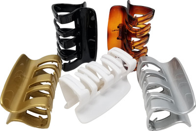 Evolution Hair Clips, Claw Clips , Butterfly Clips, Large No Slip Grip Ten Jaws Primal Colors for Women / Girls, Pak of 5 Hair Claw(Multicolor)
Evolution Hair Clips, Claw Clips , Butterfly Clips, Large No Slip Grip Ten Jaws Primal Colors for Women / Girls, Pak of 5 Hair Claw(Multicolor)